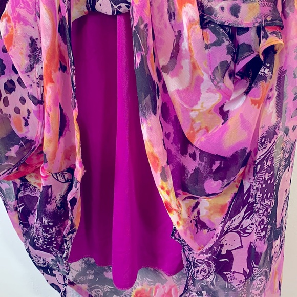 JMB Collection Summer Boho Flowy Plus Size 2X Sleeveless Lined Floral Maxi Dress - Picture 3 of 10